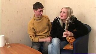 stan and kamilla free video in college dorm with first time girlfriend