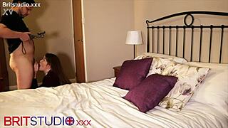 British teen sucks and fucks 😈