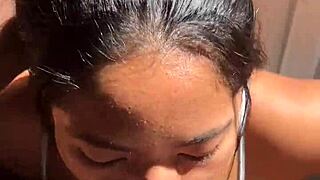 Dreamy Brunette Gives An Unfiltered Blowjob To Amateur Couple