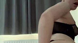 horny british slut solo masturbation