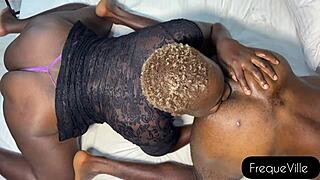 Wow, I Licked His Asshole and Got Fucked by His Huge African Cock!