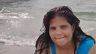 i saw that latina with the biggest ass on the beach