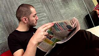 brunette beauty gets fucked doggy style and enjoys every thrust