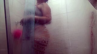 Wife Teases Electrician In Shower Fuck