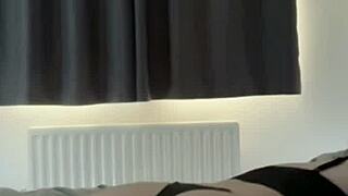 horny british slut solo masturbation