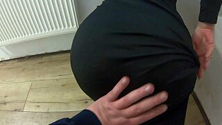 Slutty nun squirts orgasm after deep fucking!