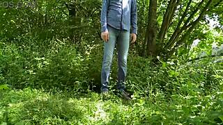 Sexy Fat Milf Takes Off Panties And Pisses?