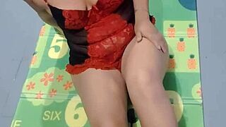 my stepsister loves getting penetrated during workout tease