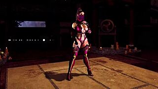 muscular thick mileena tempts you to serve her for hot night