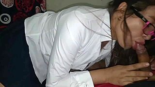 Schoolgirl Provokes Stepdad In Uniform!