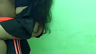 Horny Indian Girl with Big Ass Fucks Hard in School Skirt