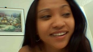 Brunette Babe Licking Dick!