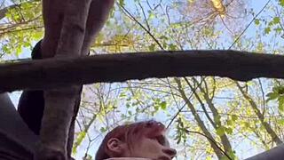 Kinky Easter Humiliation and BDSM Orgasms in Forest