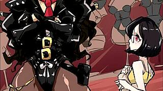 the shadow self - dominatrix tf comic dub, with big ass and tits domination