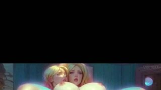 Check out this 3D HQ POV riding with big tits brunette and added sound