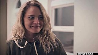 homeless teen fucks a kind dude who helped her out. my heart melts for her story.