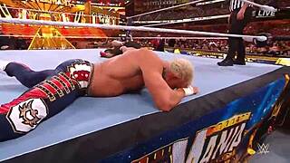 roman reigns vs cody rhodes championship wrestling match