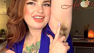 My girlfriend lets her armpit hair grow