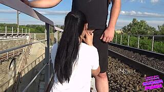 we wanted to fuck on the train but we were almost caught