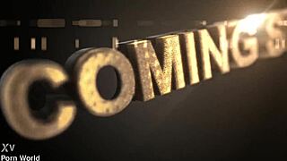 busty bombshell strips on the couch in her classy interior