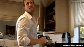 Perverted penis binds & fucks nujulia ann & jessica jaymes in his garage.