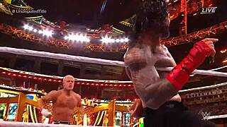 roman reigns vs cody rhodes championship wrestling match