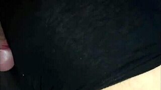 Sleepover with friend in mini black shorts at gym homemade