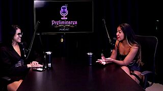 stay in panties after losing the game, gaby oliveira in sheer red.