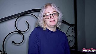 Platinum Blonde Coed Annie Archer Gives A Bj And Gets Her Wet Muff Pounded