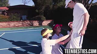 big tits besties foursome pov hardcore fucking after hot pussy licking sixtynine eat jizz