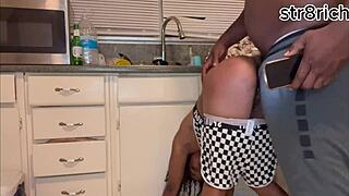 Step Bro Pull My Glass Butt Plug Out And Fuck My Ebony Teen 18+ Ass