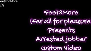 preview wrestling match with arrested jobber