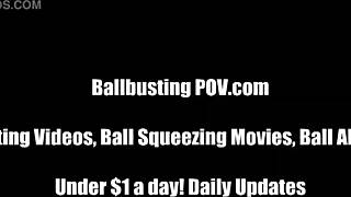 i am going to ballbust you hard with kicks