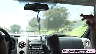 naughty cougars dive into wild foursome fun 😈