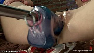 long legged babe dp machine fucked