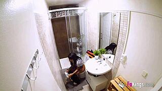 caught on camera moli gets drilled before her official porn debut even starts 😏