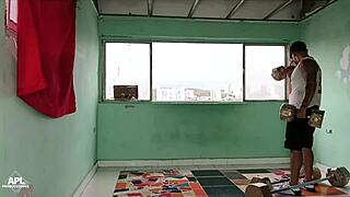 The slut from my pr m helped with cardio by eating and fucking her big ass.