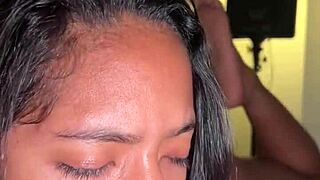 Amateur couple Nysdel enjoys every inch of partner's huge member