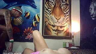 Slim model meets the italian pound machine & they have hardcore xxx pov pussy pounding sex