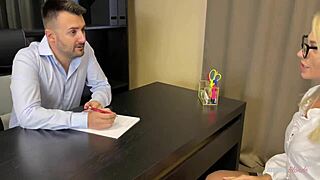 Slutty Wife Takes A Facial To Get The Job