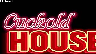 BBW Cheats on Husband with Two Guys in Cuckold House 😈