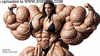 How Big Can She Get? Pump Factory Brings Massive Muscle Growth To Subject Natasha