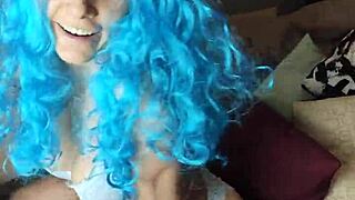 I Fucked A Fairy With Blue Hair Hard In The Mouth And Pussy On The Beach