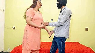 desi indian bhabhi getting fucked hard doggystyle with hindi moans