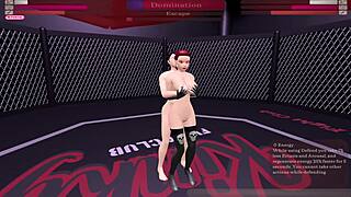 Kat loses in the kinky fight club leading to intense cowgirl riding at the night club