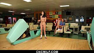 Hot teen and milf enjoy bowling freeuse - cncmilf