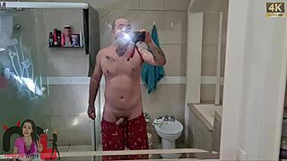 Cuckold Thinks Training But Gets Pussy Cum Home