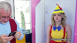 Grandpa says, 'Trying this petite teen blowjob'