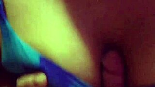 Amateur pretty girl in bikini gets tittyfuck leading to facial cumshot