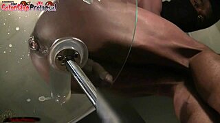 wet and noisy punishment for the ass in a homemade video